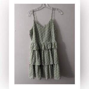 Altar'd State Textured Green dress